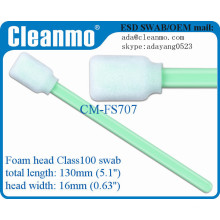 CM-FS707 Bastoncillo de limpieza para cabezal de impresora con punta de espuma con hisopo solvente de alcohol isopropílico